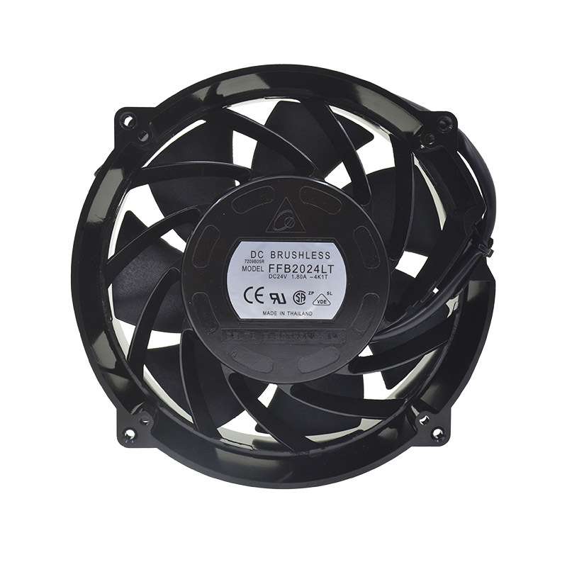 台达FFB2024LT 20060圆形 24V 1.8A暴力大风量风机舞台探照灯适用