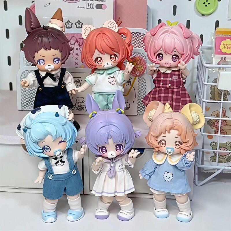 正版邦倪甜点幼稚园盲盒12分BJD可动人偶手办公仔女生日礼物摆件,模玩/动漫/周边/娃圈三坑/桌游,潮玩盲盒,淘宝优惠券,粉丝福利购,淘宝优惠卷