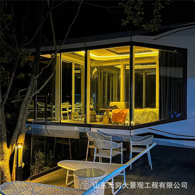 太空舱移动房酒店民宿 方舱设备可移动新式住宿 景区野外苹果仓