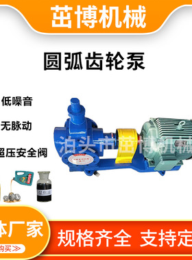 YCB圆弧齿轮泵 重油渣油煤焦油烧火油燃料油柴油原油甲醇燃烧器泵