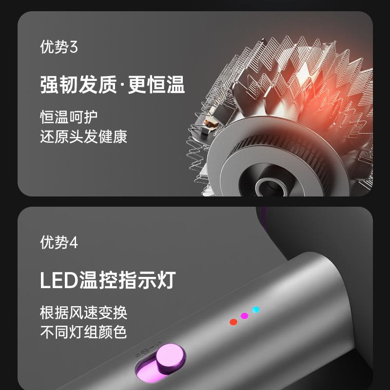 新款铁锤吹风机2200W大功率护冷热风吹风筒发廊家用大风力吹风机