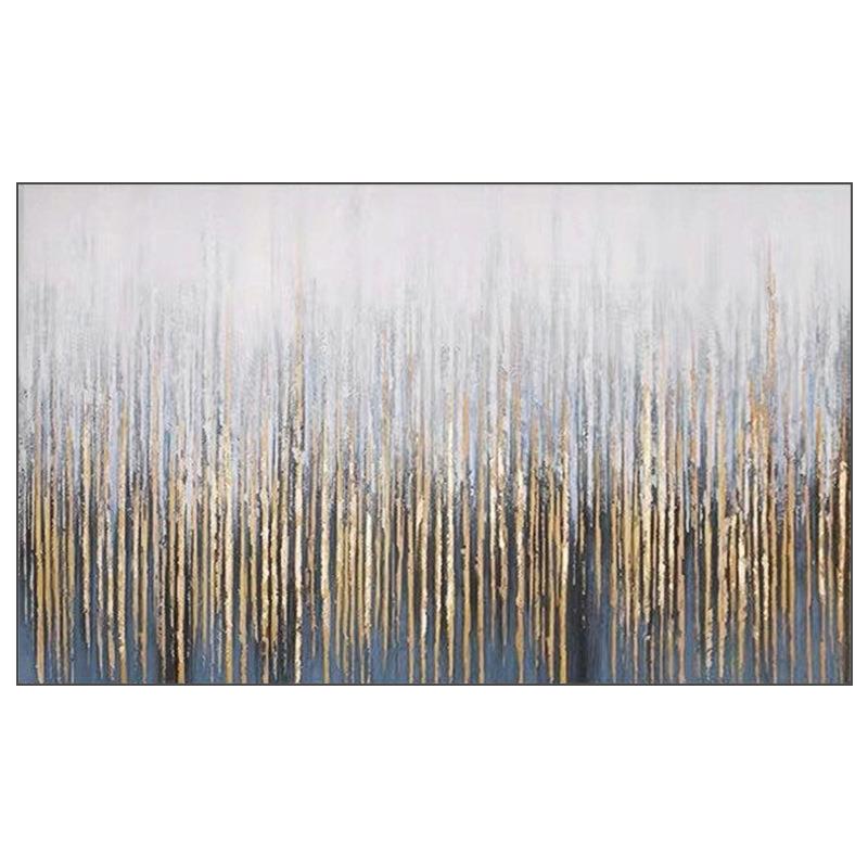 油画 手绘油画《千城》客厅装饰画卧室床头画轻奢挂画手工抽象画