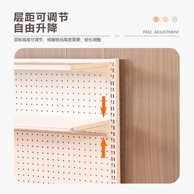 铭添桌面收纳置物架夹式书桌铁艺桌上多层洞洞板书架学生电脑桌架