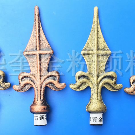 金艺  铜油漆铝描红公斤 家具铁艺青铜包邮金粉复古华奎金 雕塑一