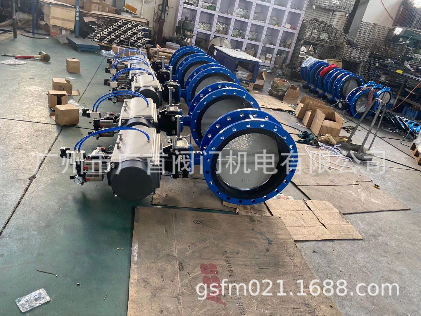 D641F46衬氟气动法兰蝶阀气动衬胶蝶阀法兰式涡轮中心蝶阀