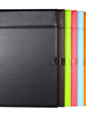 商务办公b写字垫板夹皮革写字板会议垫高档签字板夹板A4板文件夹