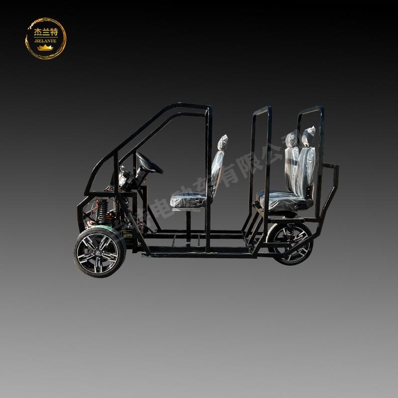 新款电动三轮车不倒翁倒三轮大功率三座可加装车棚麦弗逊独立悬挂