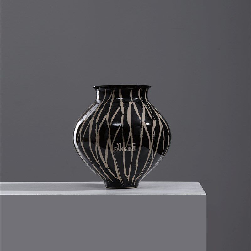 依依中古瓦比萨比风格陶罐花瓶模型房售楼处客厅插花软装摆件,家居饰品,装饰摆件,淘宝优惠券,粉丝福利购,淘宝优惠卷