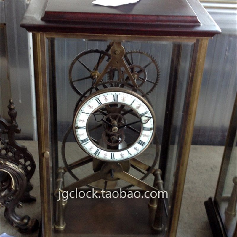 仿古钟表 古典座钟 机械钟 欧式钟 铜骨架钟,家居饰品,座钟,淘宝优惠券,粉丝福利购,淘宝优惠卷