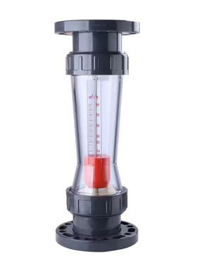 LZT-100S05L/F塑料管浮子流量计 流量8-50m3/h 法兰连接 带导杆