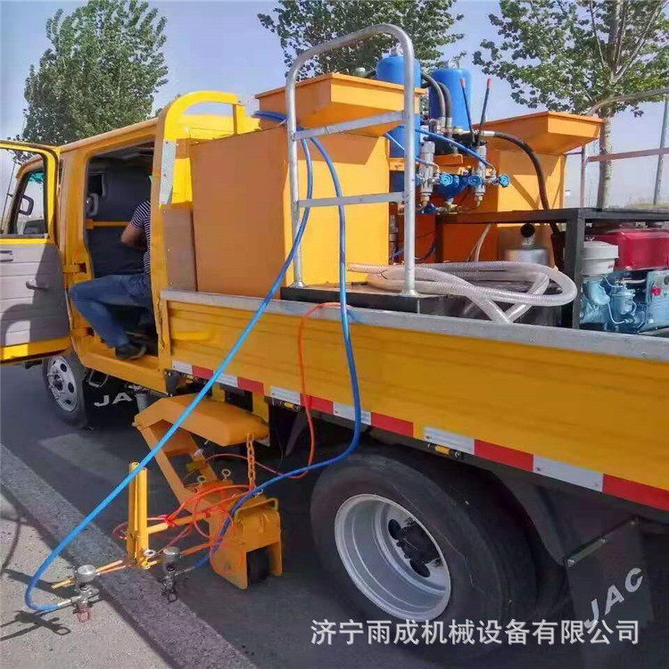 全自动路面画线机市政道路双缸划线机18L-2型车载式冷喷标线机