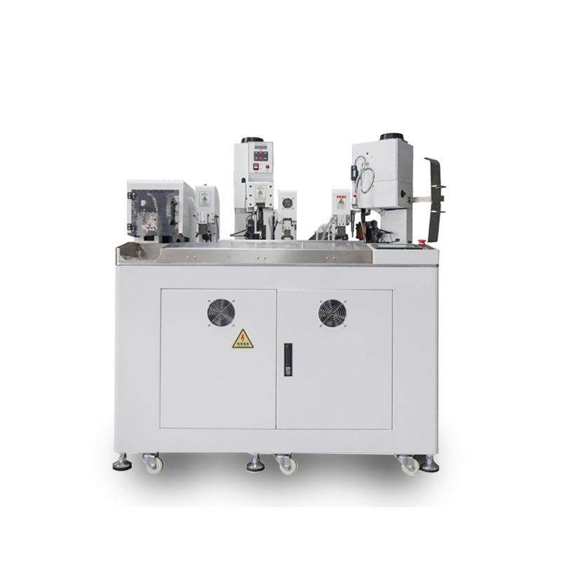 全自动穿烘热缩管端子机双线三端穿护套合压自动打端子机厂家直发