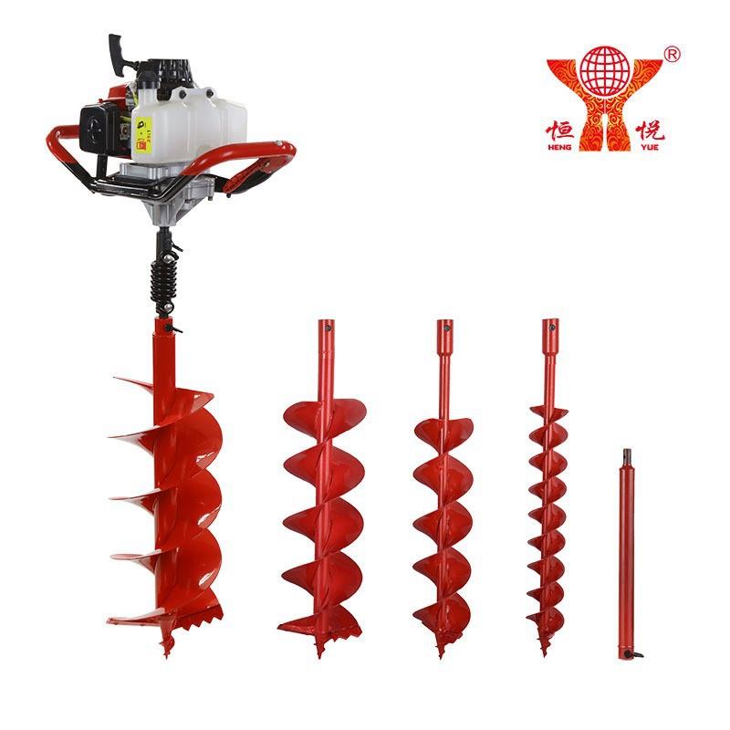 HY-GD680-LK-80368CC二冲程大功率便携式地钻挖坑机打桩机