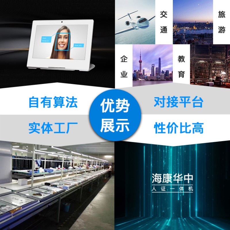 人证比对合一 酒店访客核验w登读卡器