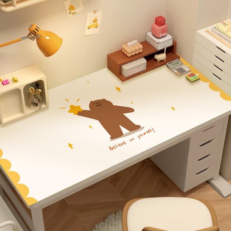 儿童书桌垫学习桌垫防水防滑免洗大学生宿舍桌桌S布办公桌面保护