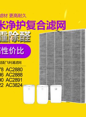 /24//282400飞利浦空气净化器82692886FY适配滤网滤芯28AC82828/8