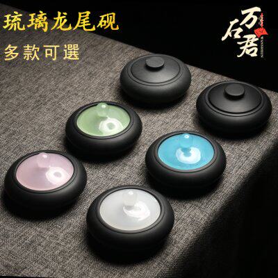 磨石墨天然原石安送礼非遗琉璃摆件收藏砚文房四宝墨国家歙砚砚台