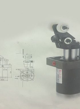 QX-2限位器流水线阻挡气缸QX2-50-30/3-50-30工装板阻挡 缓冲自锁