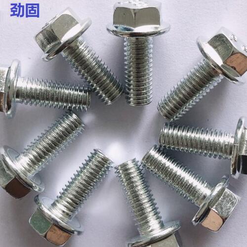 8.8级高强度外六角法兰螺栓防滑带垫法兰外六角螺丝M5M6M8M10M12