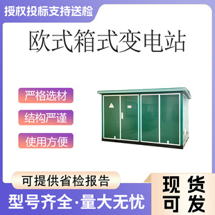 欧式箱变预装式户外路灯成套配电房箱式变压器箱式变电站