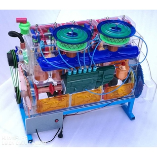 6110柴油发电机6135Q柴油发动机教学透明塑料模型柴油发动机模型
