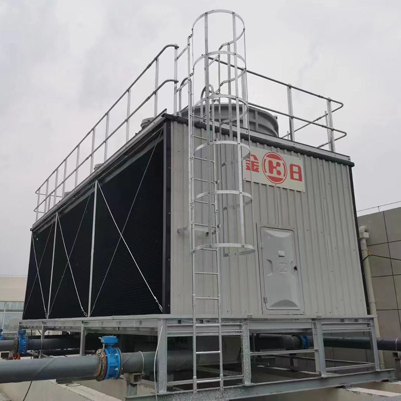 上海金日冷却塔圆形玻璃钢耐高温水塔方形横流HKD正品保障