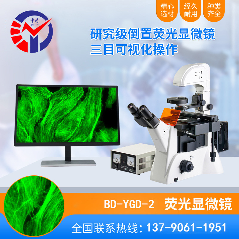中特BD-YGD-2荧光显微镜大视野目镜优良光学系统操作舒适与轻松
