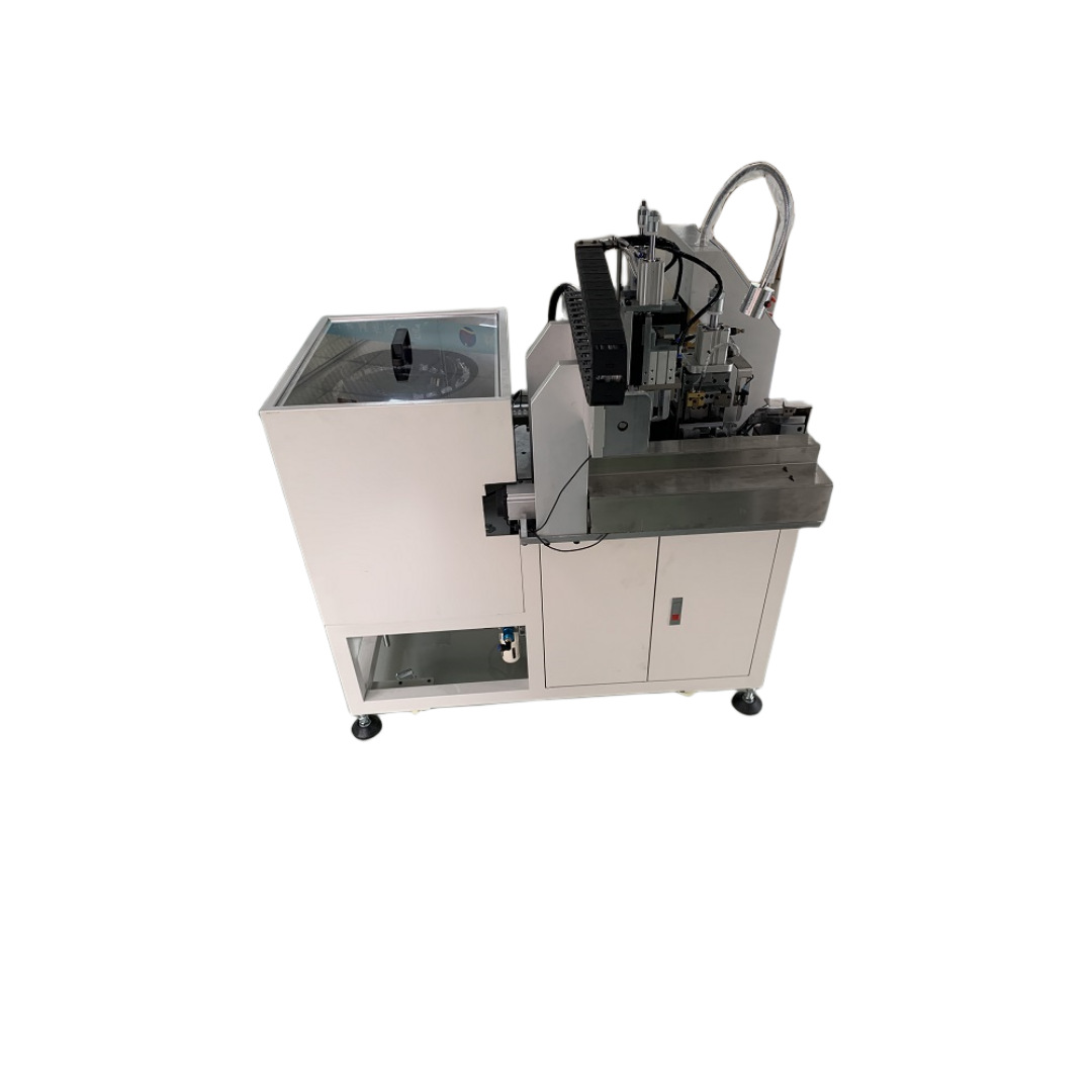 水晶头自动铆压机  电话头自动压接机  自动插壳压接机