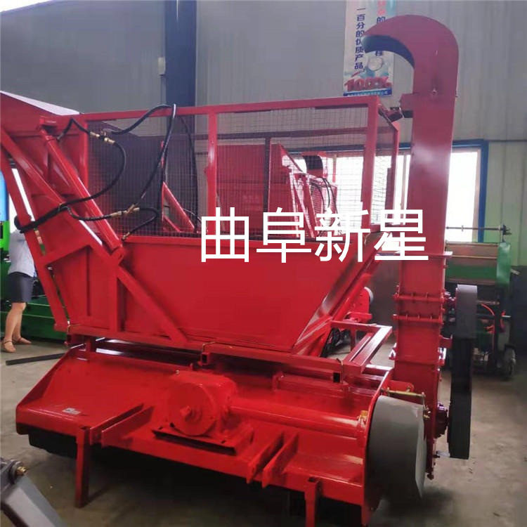 农用粉碎秸秆回收机 牵引式宽幅秸秆粉碎收获机自卸回收机