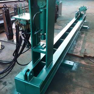 MTZ-1锚杆拉直机废旧工字钢整形修复夹板机具 矿用液压锚杆调直机