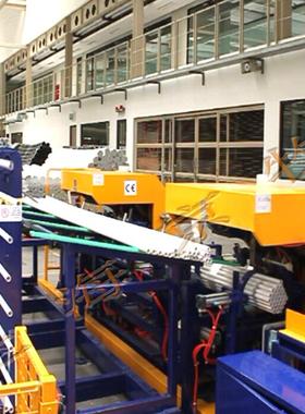 扬中牙条裹包机全自动铝型材缠绕包装机PVR、PE管长管打包机