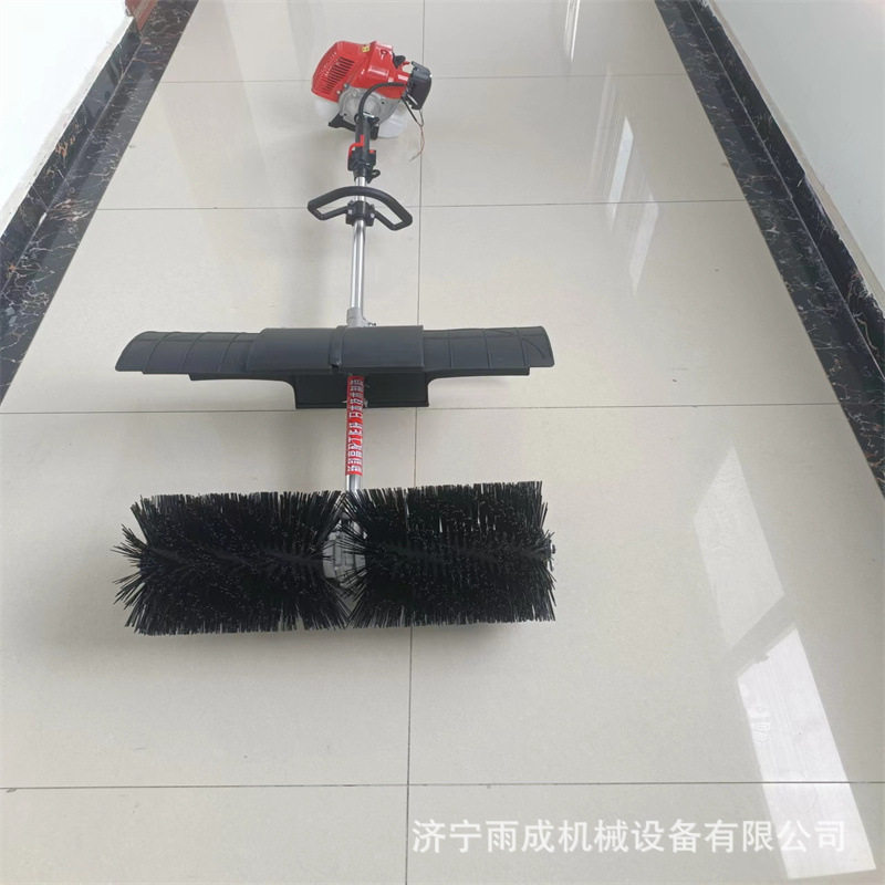 手提式草皮清理梳理机足球场用冲砂梳草机手扶草坪汽油冲砂机