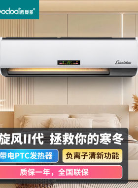 西奥多 全屋大面积壁挂式暖风机家用电暖气商用办公热风取暖器