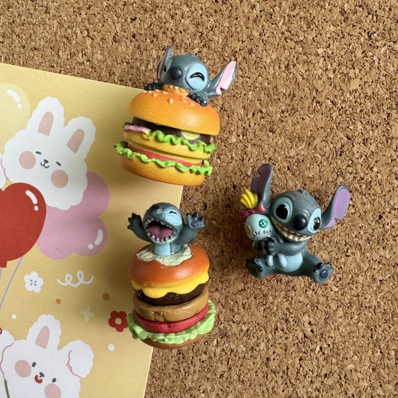 一个装汉堡动漫人物图钉立体创意软木板毛毡板家居V装饰照片墙按