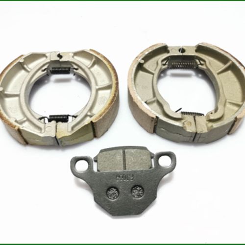 祥龙QJ125-27/QJ15t0-27前液刹碟刹片后制动蹄块后刹车块后刹车片