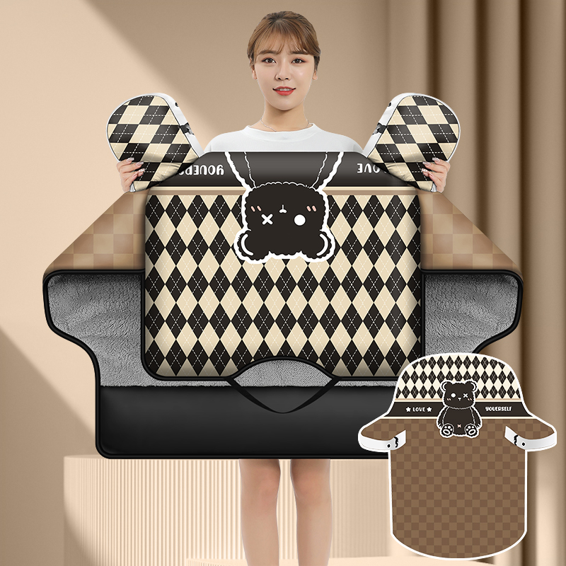 挡风被电动车冬季加绒加厚冬天骑车F保暖神器踏板摩托电车防水防