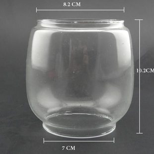 复古煤油灯老式手提马灯透明玻璃灯罩亚克力灯罩大号磨砂防风灯罩