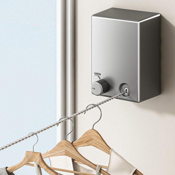 隐形晾衣绳阳台晾衣晒衣钢丝绳室内免打孔伸缩绳架晾衣神器晾衣绳,家装主材,隐形晾衣架,淘宝优惠券,粉丝福利购,淘宝优惠卷