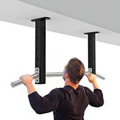 健身引体向上器 单杠梁底不锈钢单杆多把位