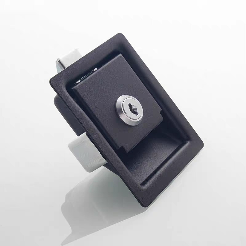 MS866-4A生久SJ面板锁伸缩舌扣D锁工业电柜汽车门锁平面锁盒碰撞