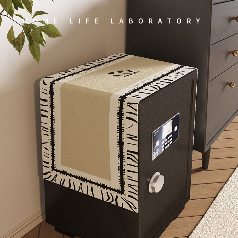 家用保险柜防尘罩k盖巾简约音响空气净化器装饰遮挡布保险箱隐藏