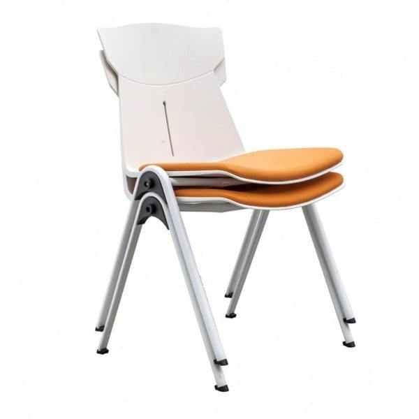 培训办公椅时尚简约洽谈会客接待椅子可叠落会议椅