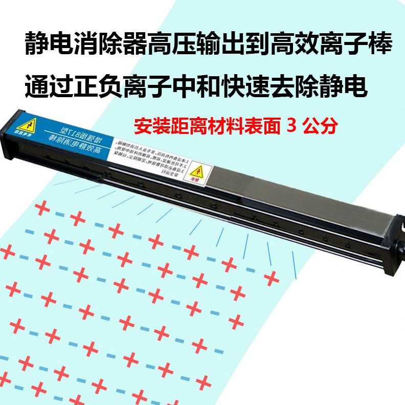 薄膜8切子静电静电消除器离型棒袋布料商标横模16消除增强版机制/