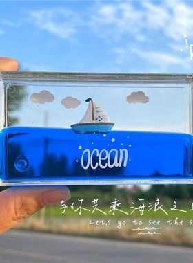 永不沉没的船漂浮小帆p船摆件不会翻漂流瓶友谊的小船流体模型不