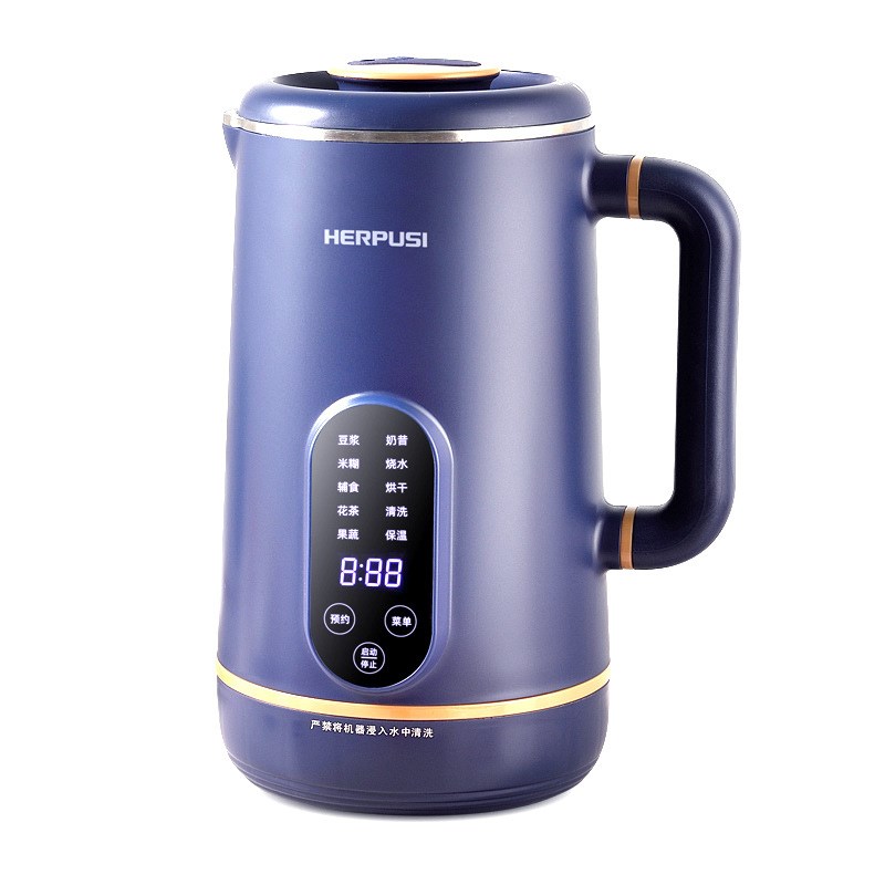 迷你豆浆机家f用多功能磨浆机小型全自动免滤大容量10叶刀破壁机