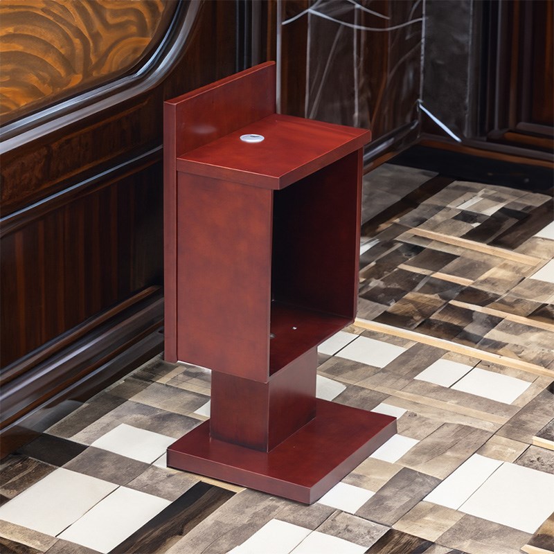 学校老师实木演讲发言p台酒店迎宾接待台导购咨询司仪台多媒体讲