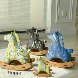 ZT器精油香薰香氛艺术扩香石U卧室桌面鹿摇摇马陶瓷摆件香扩N