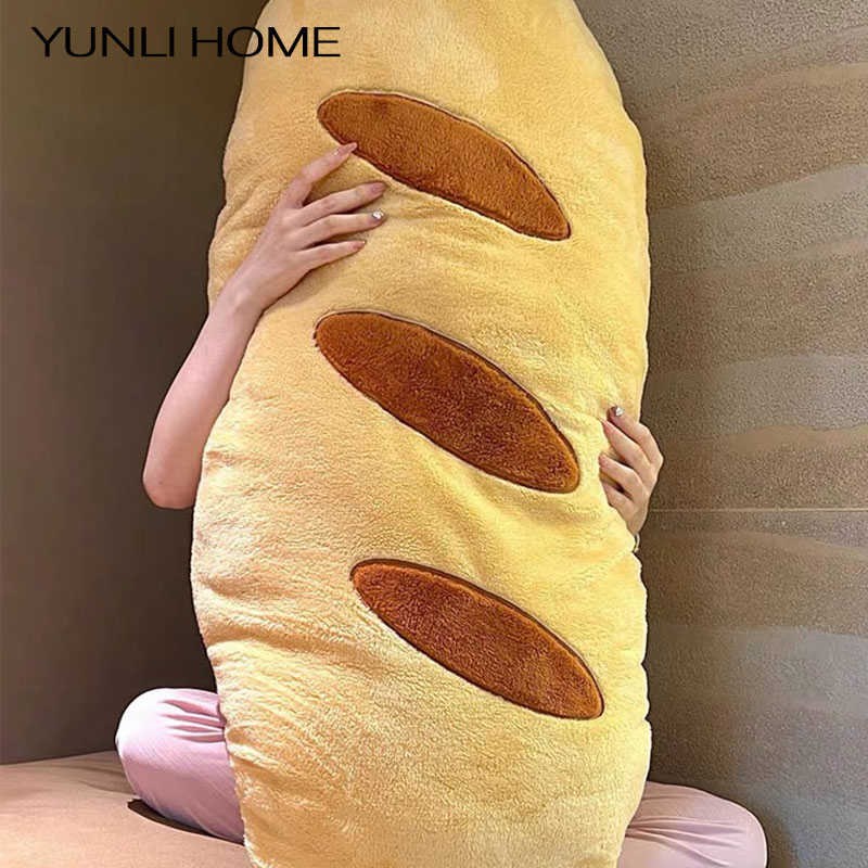 面包法棍抱枕女生睡觉p夹腿玩手机创意靠枕沙发宿舍长枕头床头靠