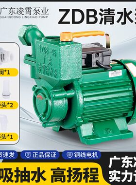 Z35抽水机自/泵/45吸水1广东水泵家用牌DB凌霄井65自来水增压泵水