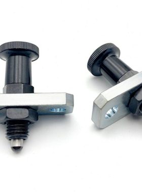 复位型细牙法兰式旋钮柱塞FPXA/FPXK8/10//12/16/16L分度定位销